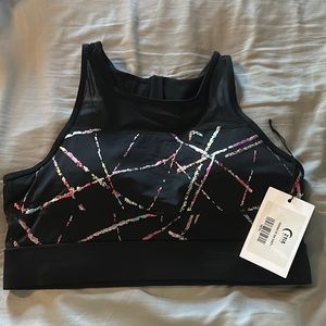 NWT Zyia Abstract All Star bra size XL